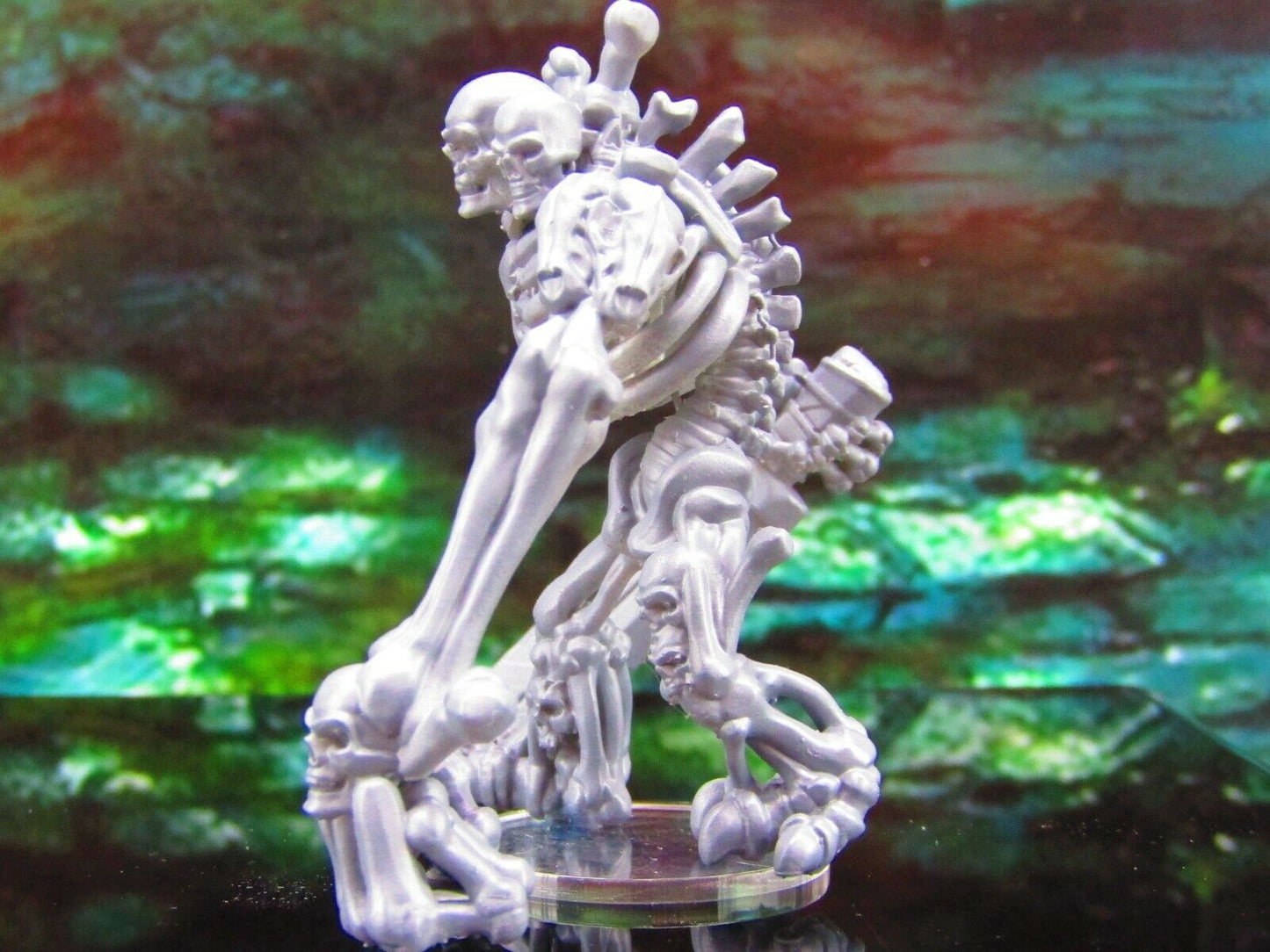 3 Headed Bone Golem Monster Mini Miniature Model Character Figure