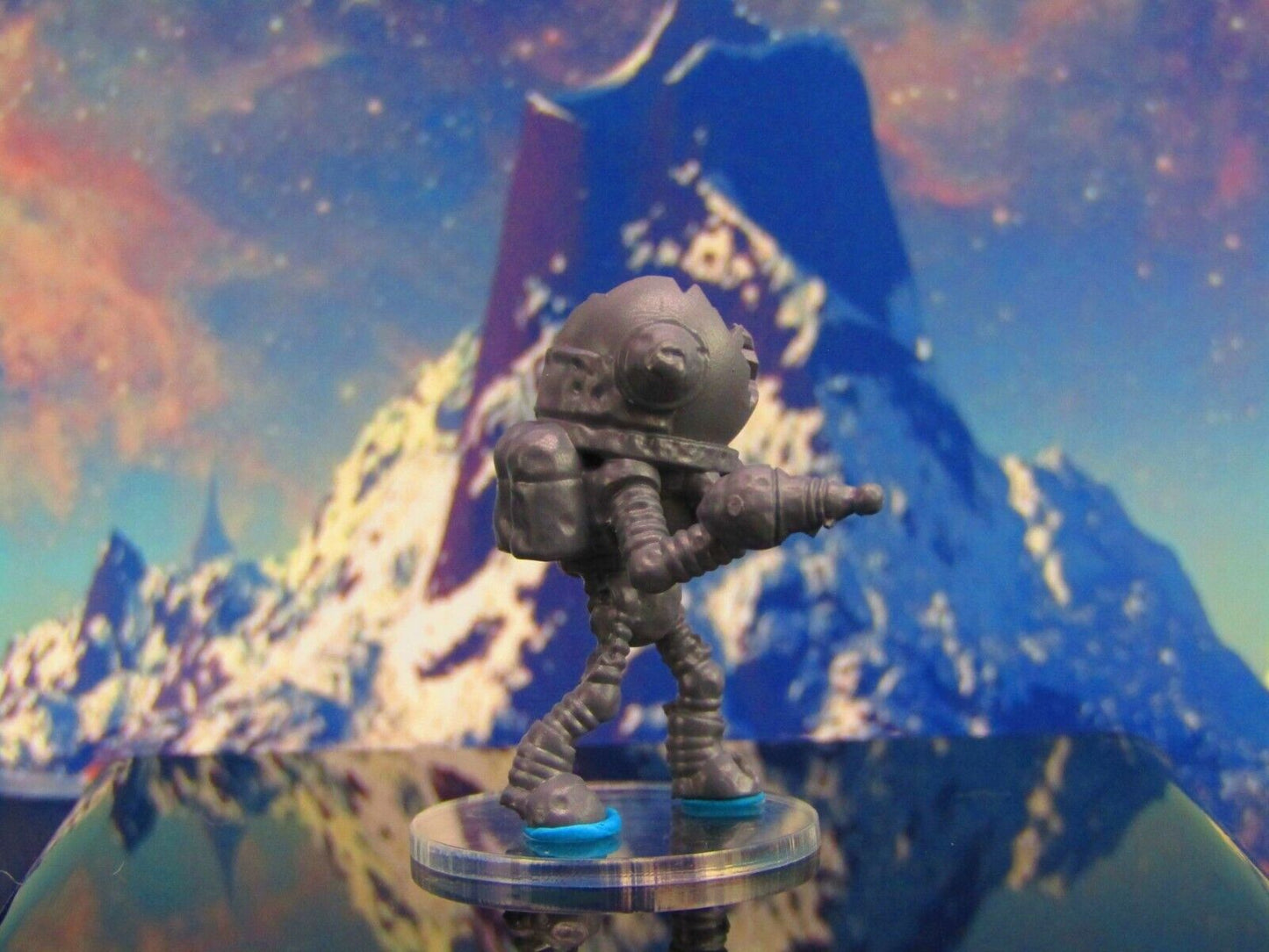 Skeletal Zeta Alien Invader A Mini Miniature Model Character Figure