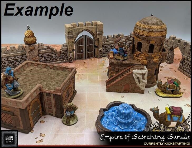 Sword Marauder Desert Thief Mini Miniatures Figure Tabletop D&D 3D Printed Resin