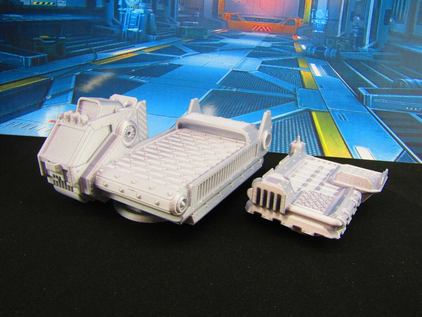 Hover Mover & Crusher Mining Construction Equipment Scenery Scatter Terrain 3D