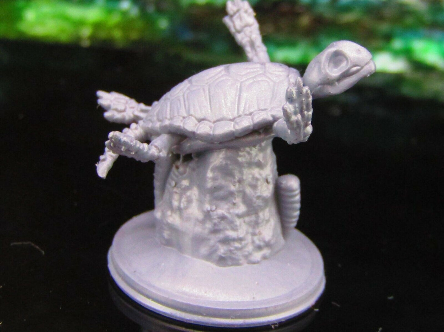 Undead Underwater Skeleton Sea Turtle Pose B Mini Miniature Model Character