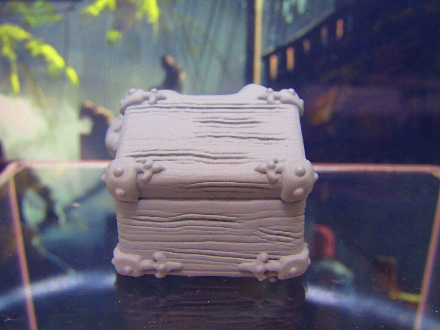 Pirate Ship Loot Mimic Treasure Chest Mini Miniature 3D Printed Figure Model