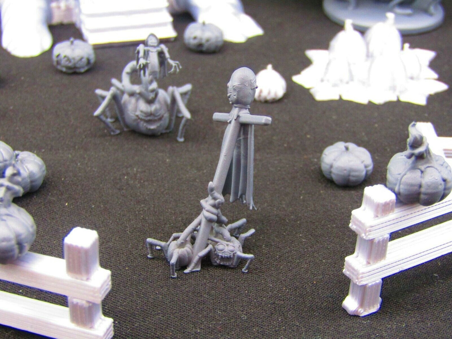 36pc Halloween Pumpkin Blight Farm Encounter Set Scatter Terrain Scenery