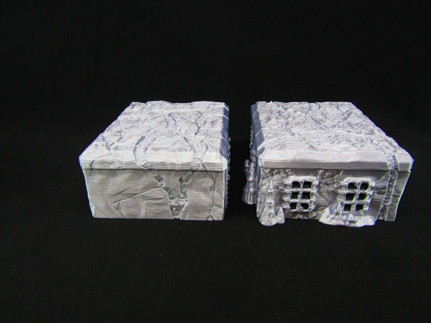 Underground Mine Huts Workshops Houses Scatter Terrain Scenery 3D Printed Mini