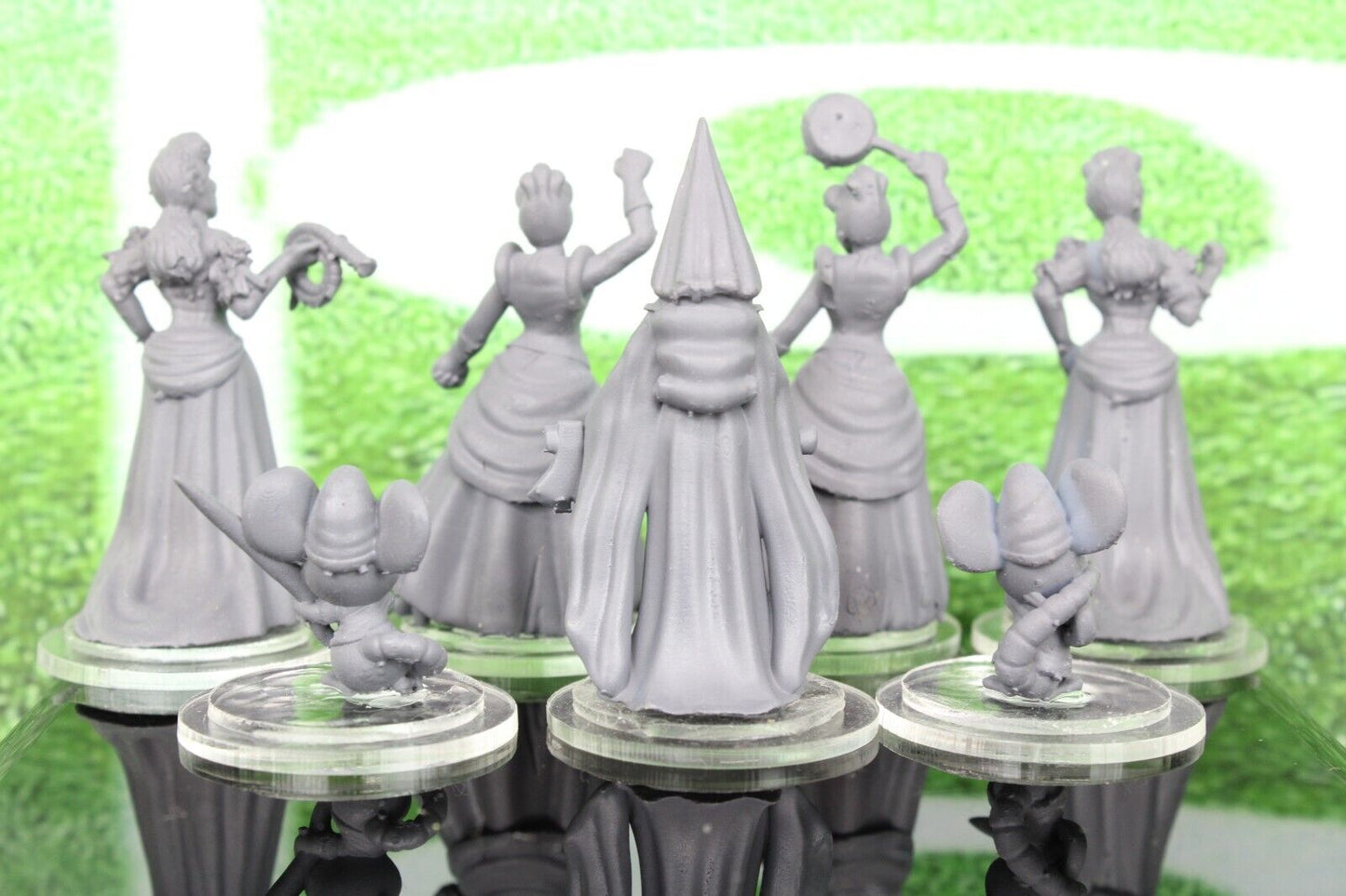 7pc Cinderella Star Player Set Mini Miniature Player Blood Fantasy Football Bowl
