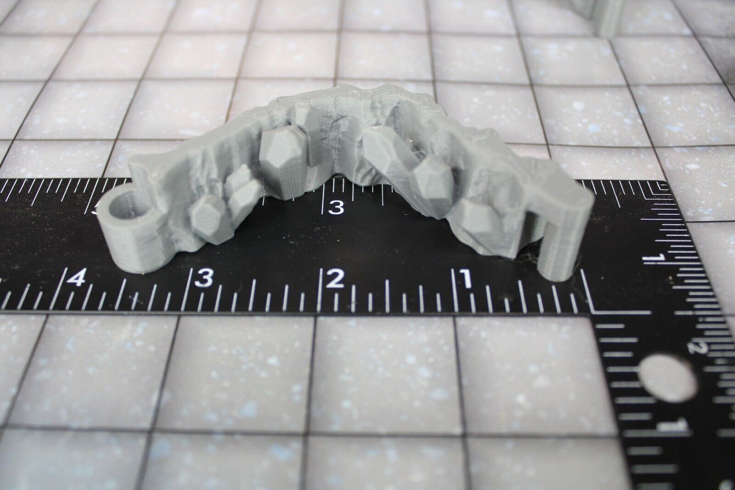 4pc Crystal Cavern Dungeonsticks Corner Curves Walls Map Tile Set Scenery D&D