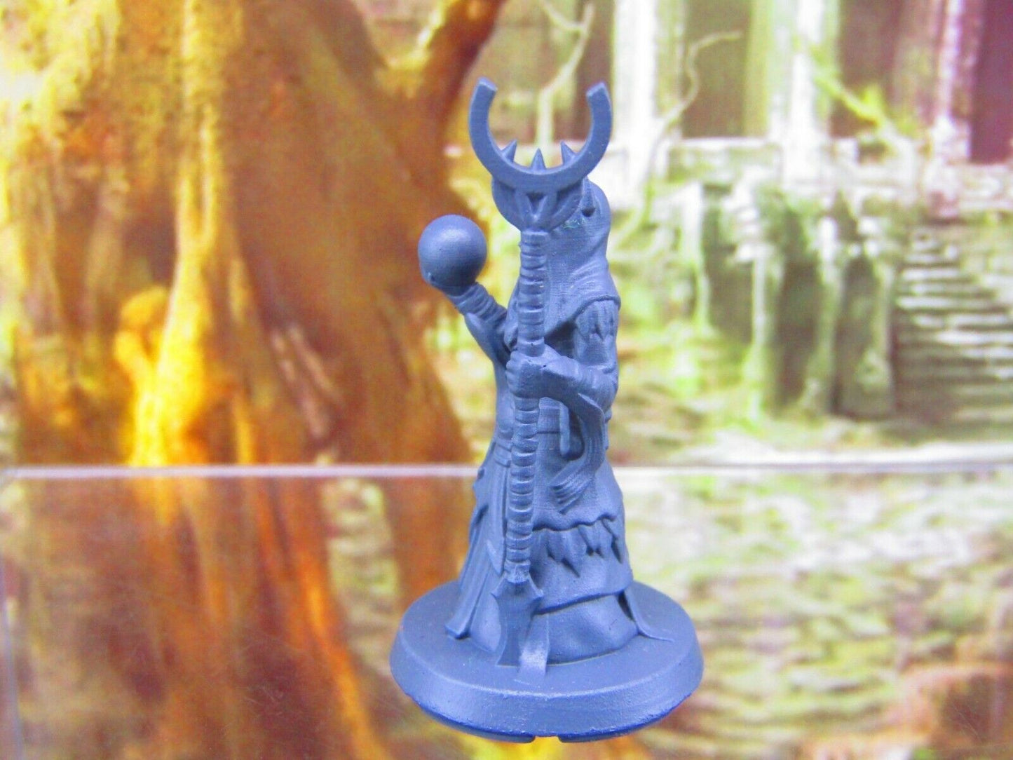 Mage Summoner Female Cultist Zealot Mini Miniatures 3D Printed Resin Model