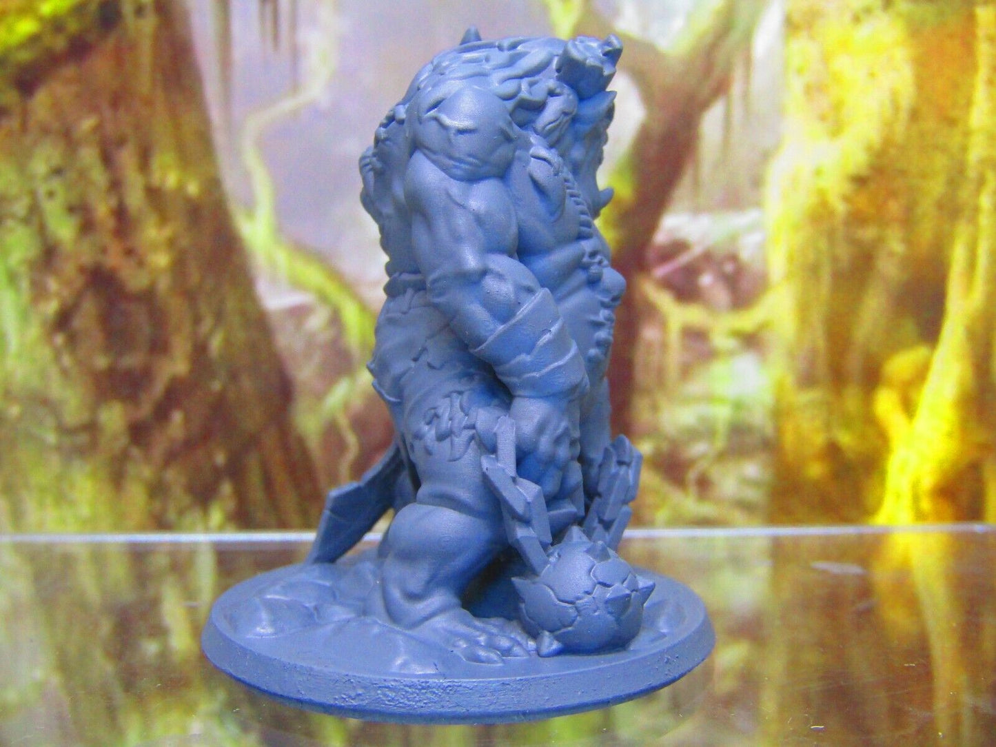 Roaring Horned Troll Mini Miniature Figure 3D Printed Model 28/32mm Scale