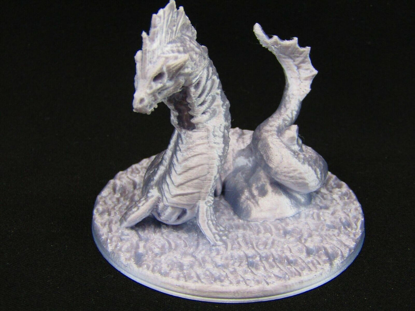 Undead Sea Serpant Mini Miniature Figure 3D Printed Model 28/32mm Scale RPG
