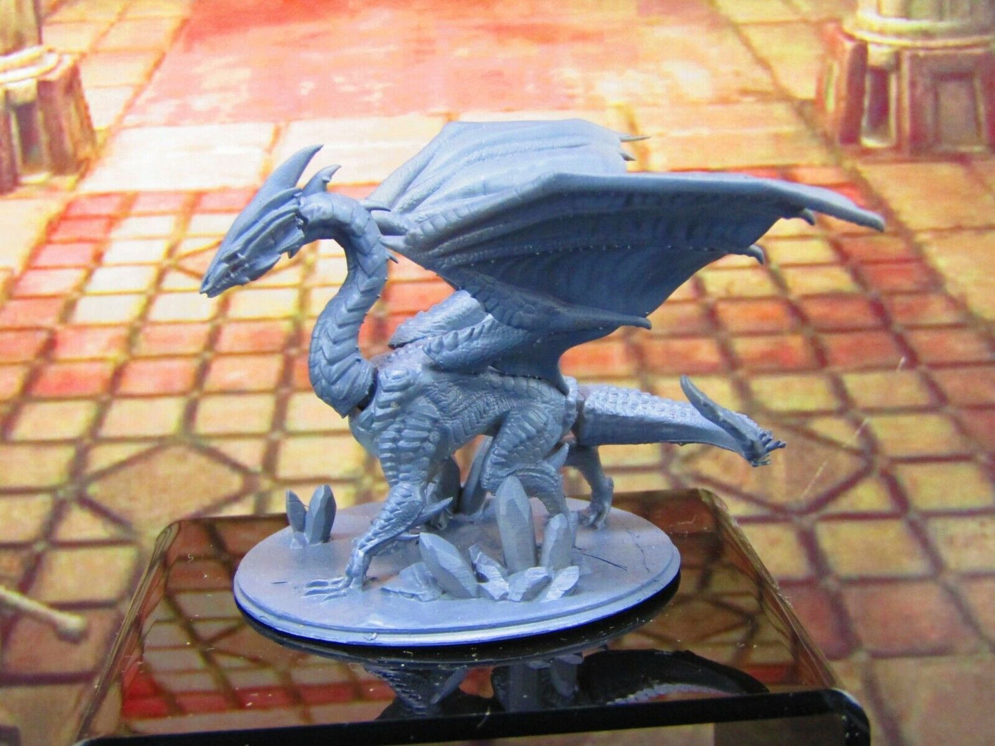 Underground Cave Dragon of the Depths Mini Miniature Model Character Figure