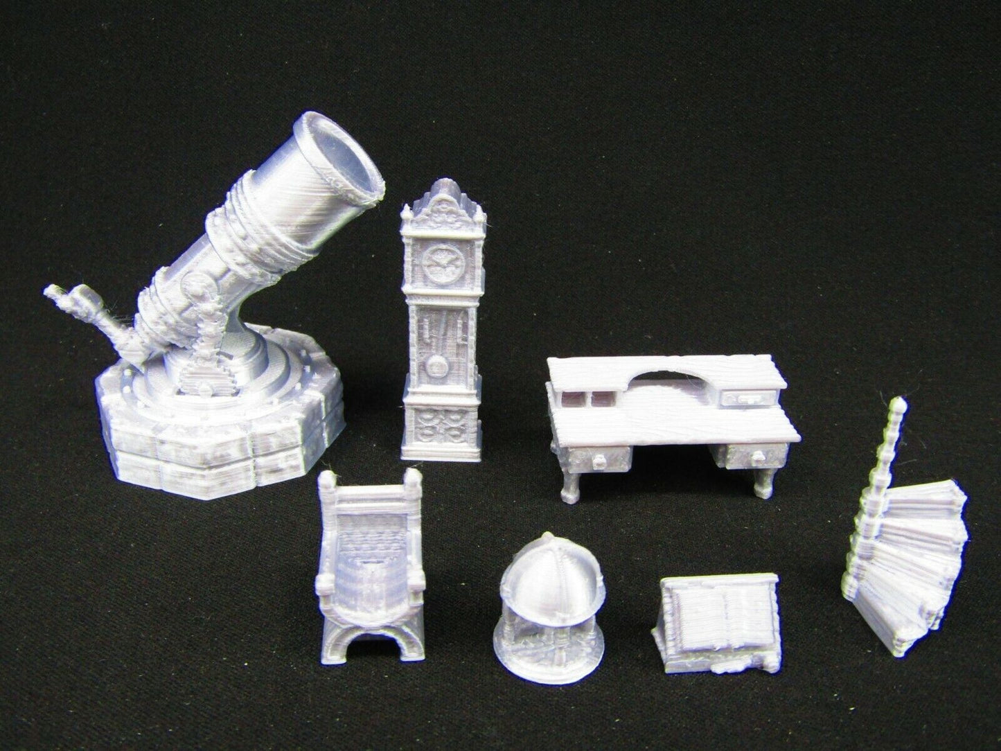 Star Gazers 7pc Set Scatter Terrain Scenery 3D Printed Mini Miniature Model