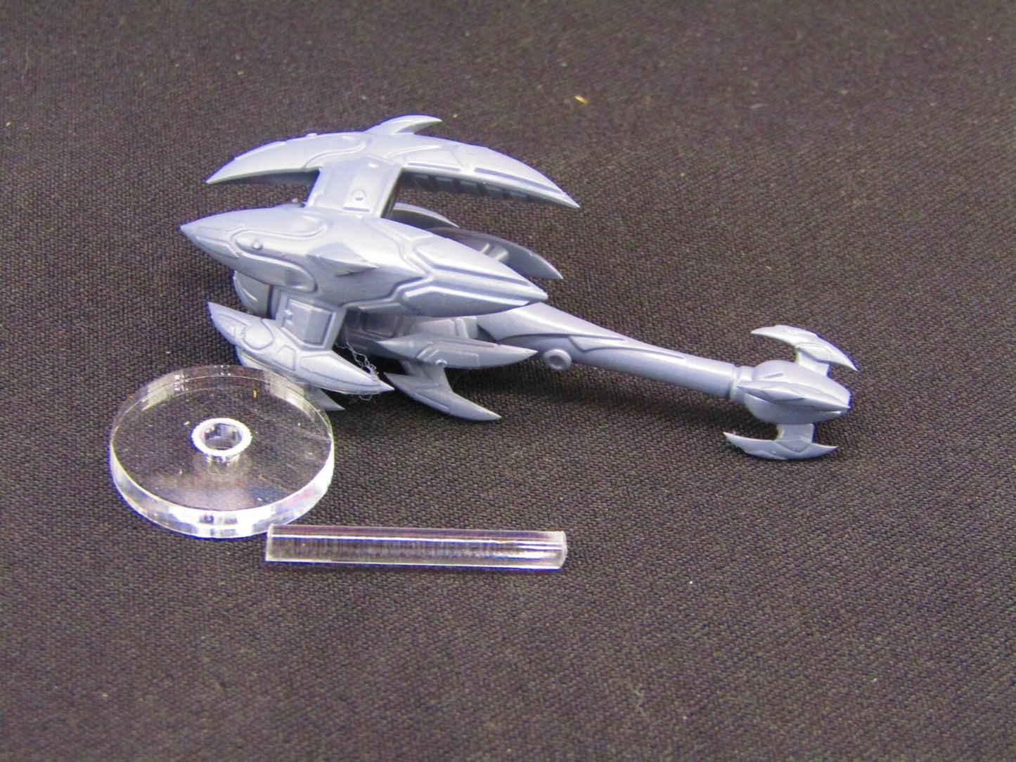 Kshellik Destroyer Ship Mass 3 W/ Flight Stand & Rod Astra Nebula Billion Suns