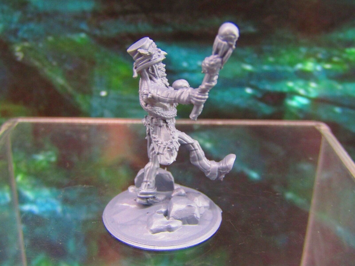 Voodoo Priest Witch Doctor Pose A Mini Miniature Figure 3D Printed Model
