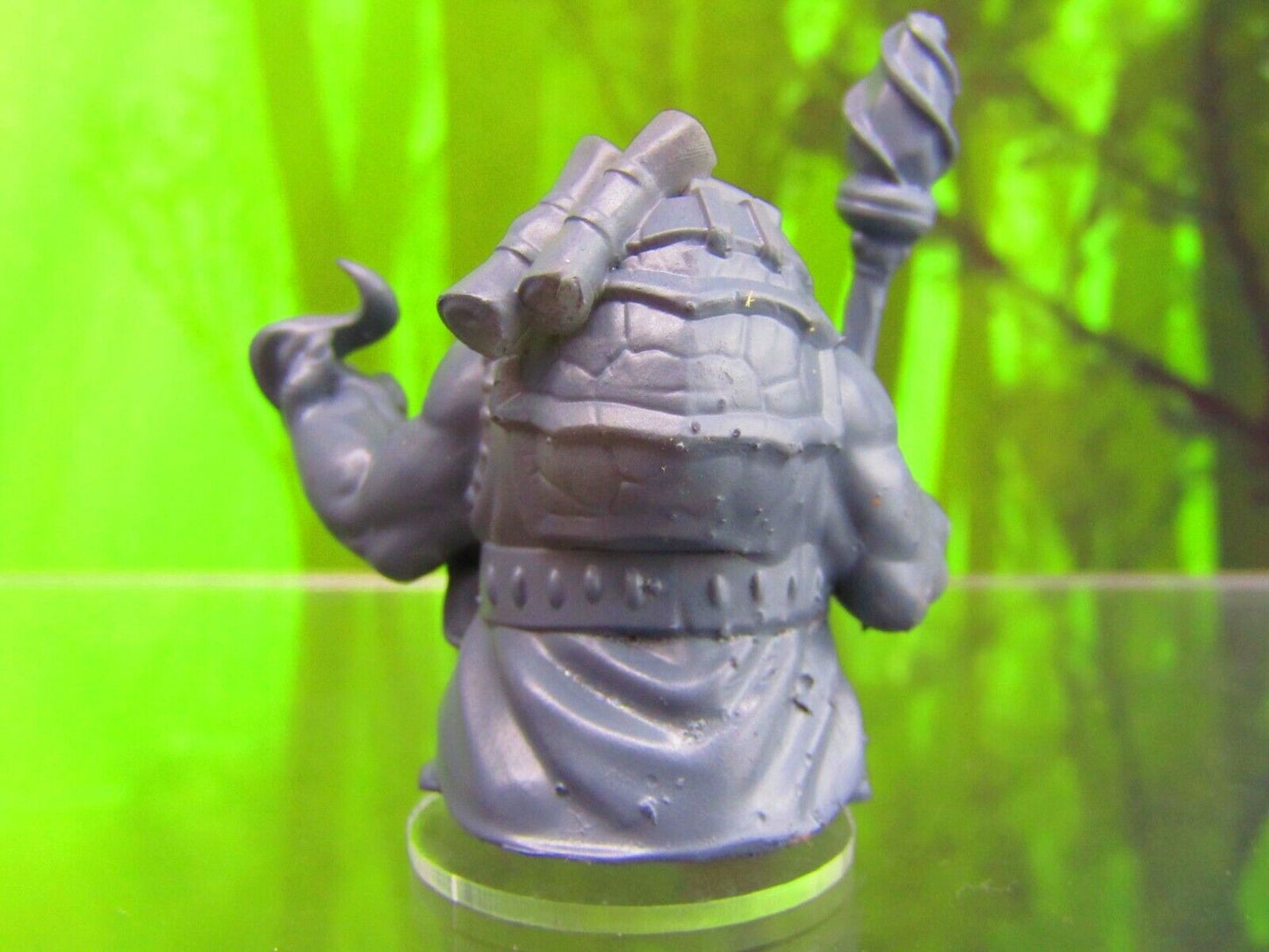 Tortle Sorcerer Wizard Magician Turtle Man Mini Miniature Figure 3D Printed