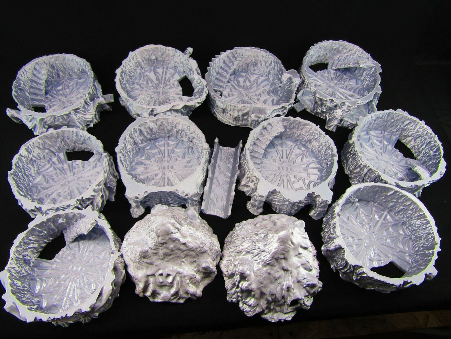 Modular Stackable Stalagmite Towers Pair Scatter Terrain Scenery 3D Printed Mini