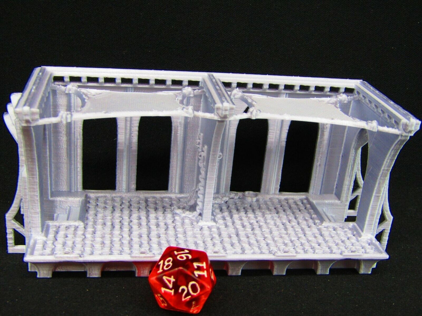 Slave Auction Block Scatter Terrain Scenery 3D Printed Mini Miniature Model