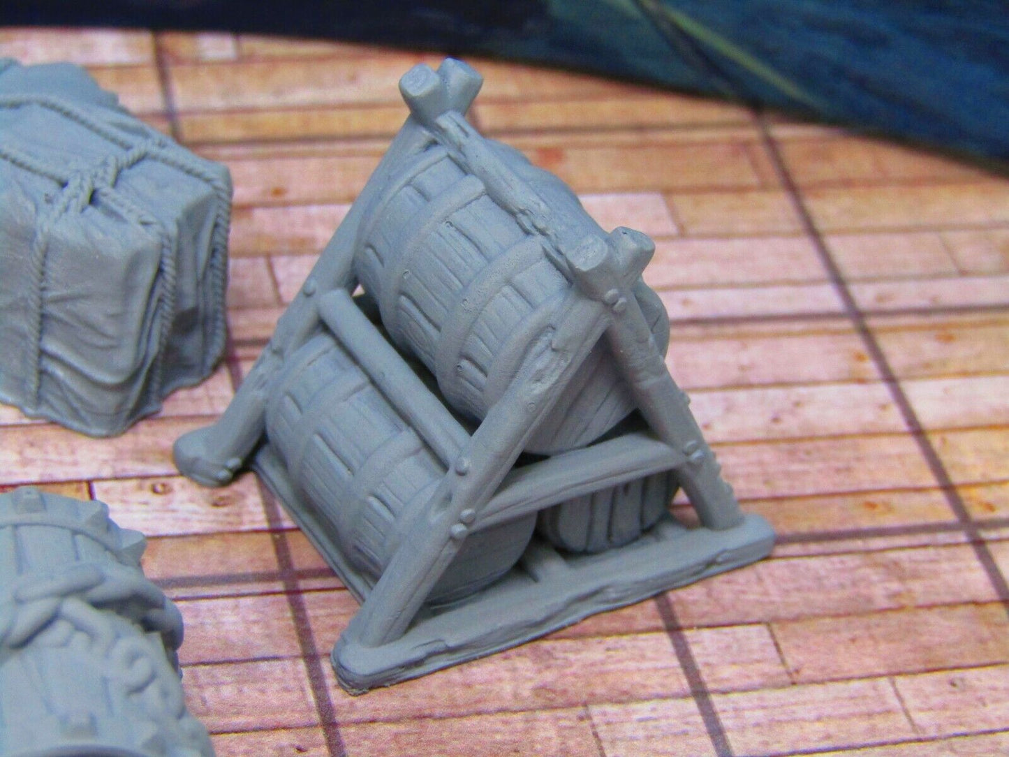 9p Ship Boat Shipping Cargo & Treasure Chests Loot Scenery Scatter Terrain Props