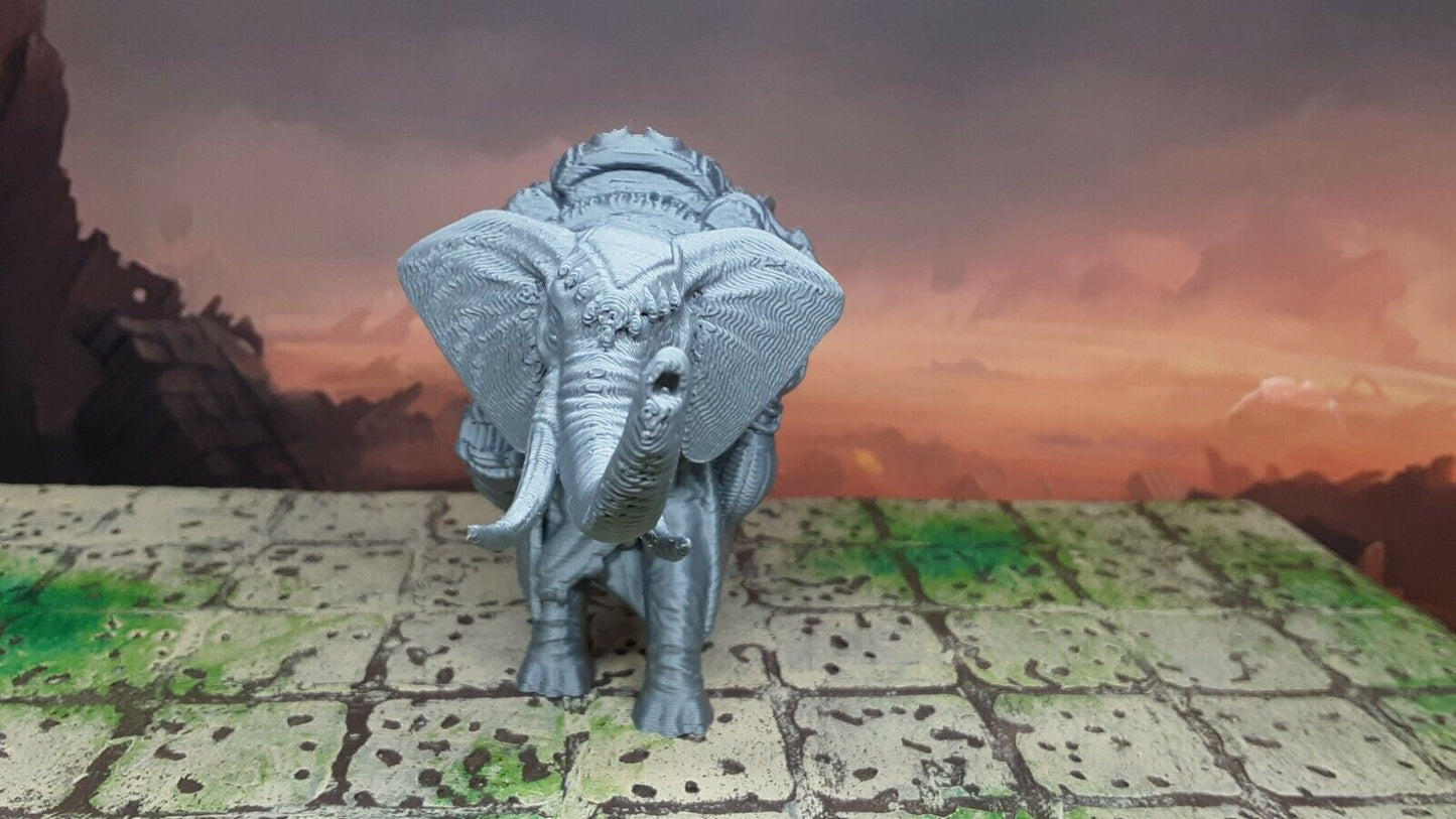 Pack Travelling Merchant Elephant Mini Miniature Figure 28-32mm Tabletop Gaming