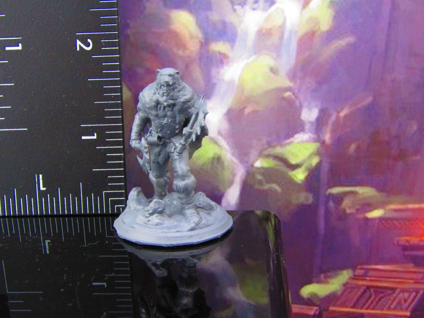 Berserker Barbarian Warrior Bear Zerker Mini Miniature Model Character Figure