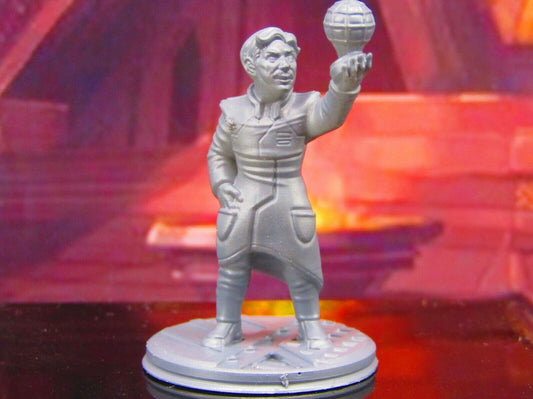 Sci Fi Scientist Professor A  Mini Miniature Model Character Figure