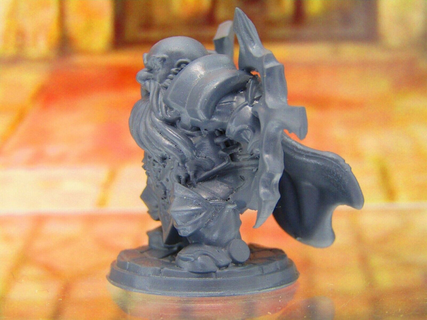 Ragtad the Electrocutioner Lightningmancer Wizard Dwarf Mini Miniature 3D Print
