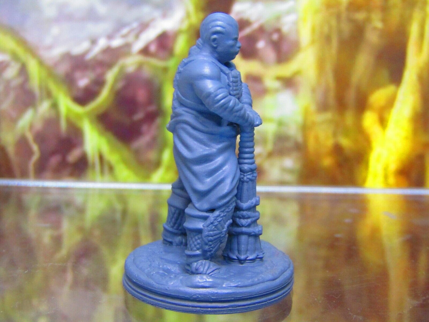 Tribal Jungle Tree Warrior Mini Miniature Figure 3D Printed Model 28/32mm Scale