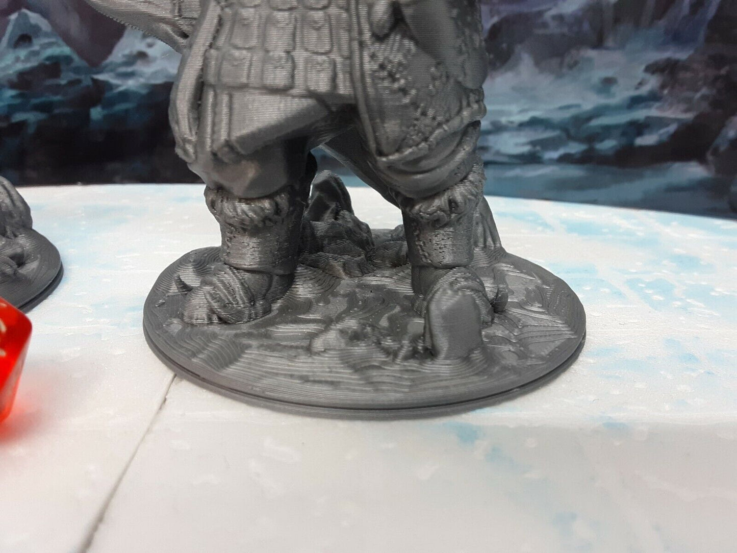 Frost Giant Pair Miniature Mini Figure Fantasy Tabletop Game Dungeons & Dragons