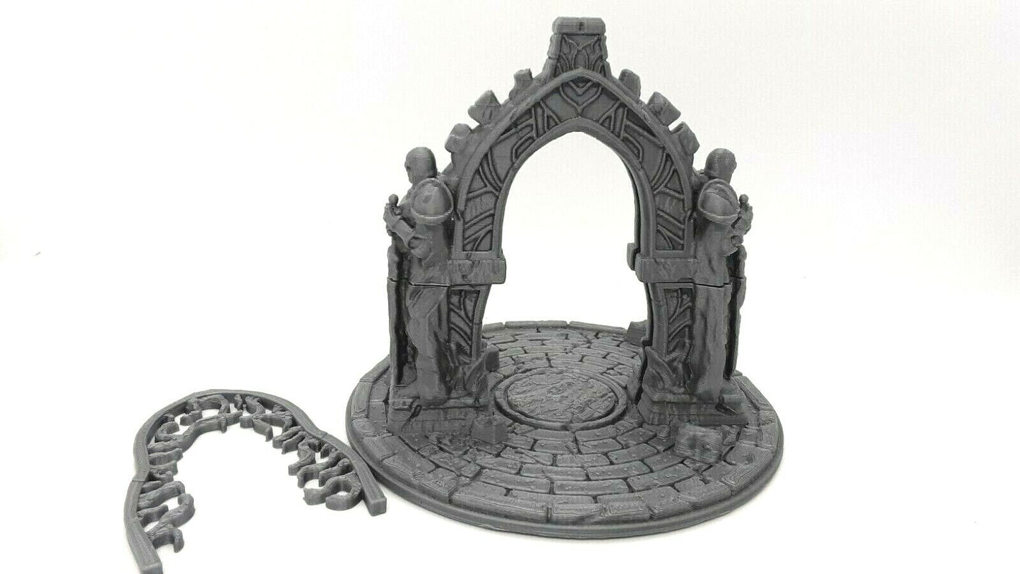 3 Piece Ancient Magical Portal Scatter Terrain Scenery 28mm Dungeons & Dragons