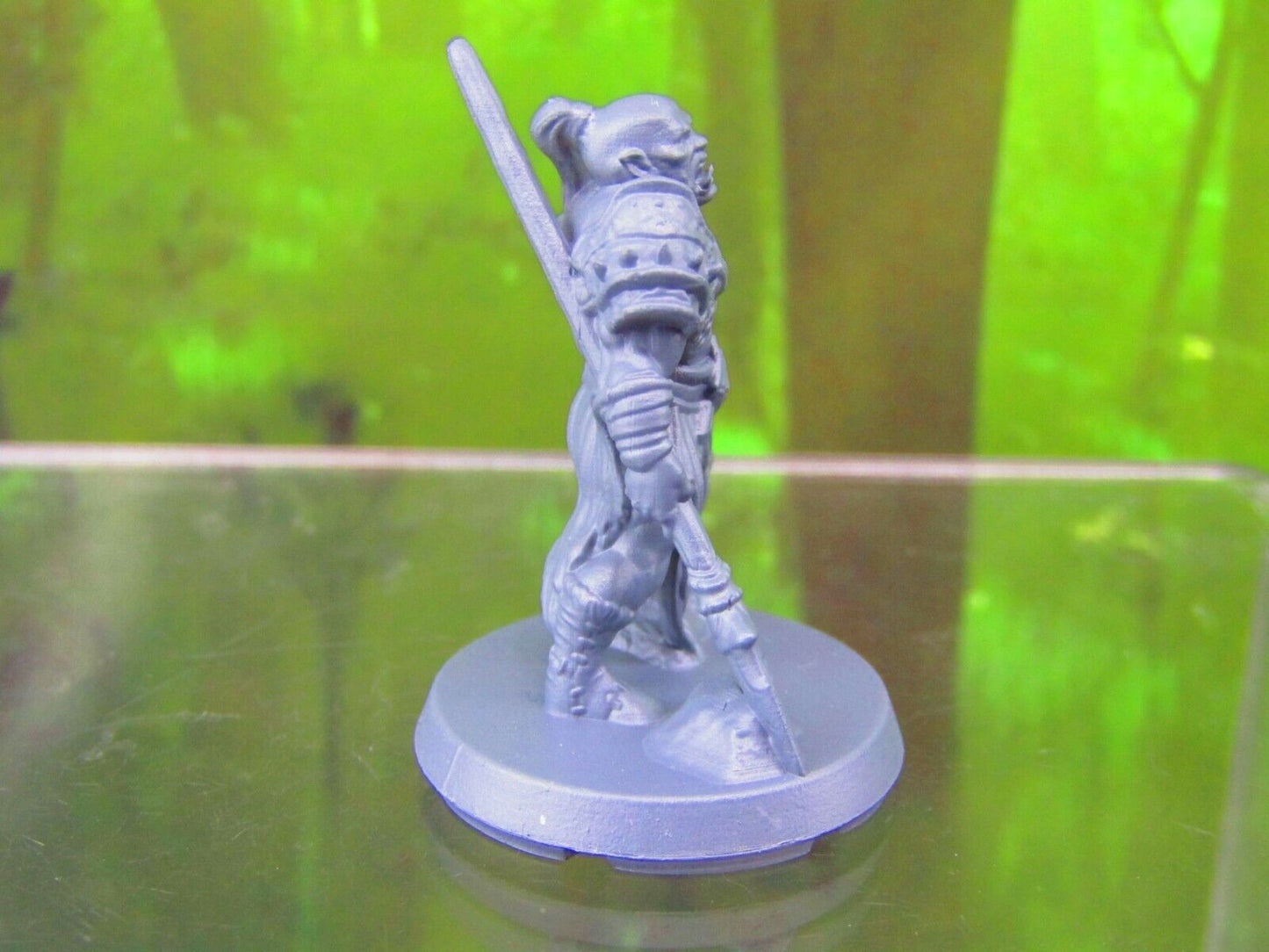 Orc Spearman Fighter Mini Miniatures 3D Printed Resin Model Figure 28/32mm Scale