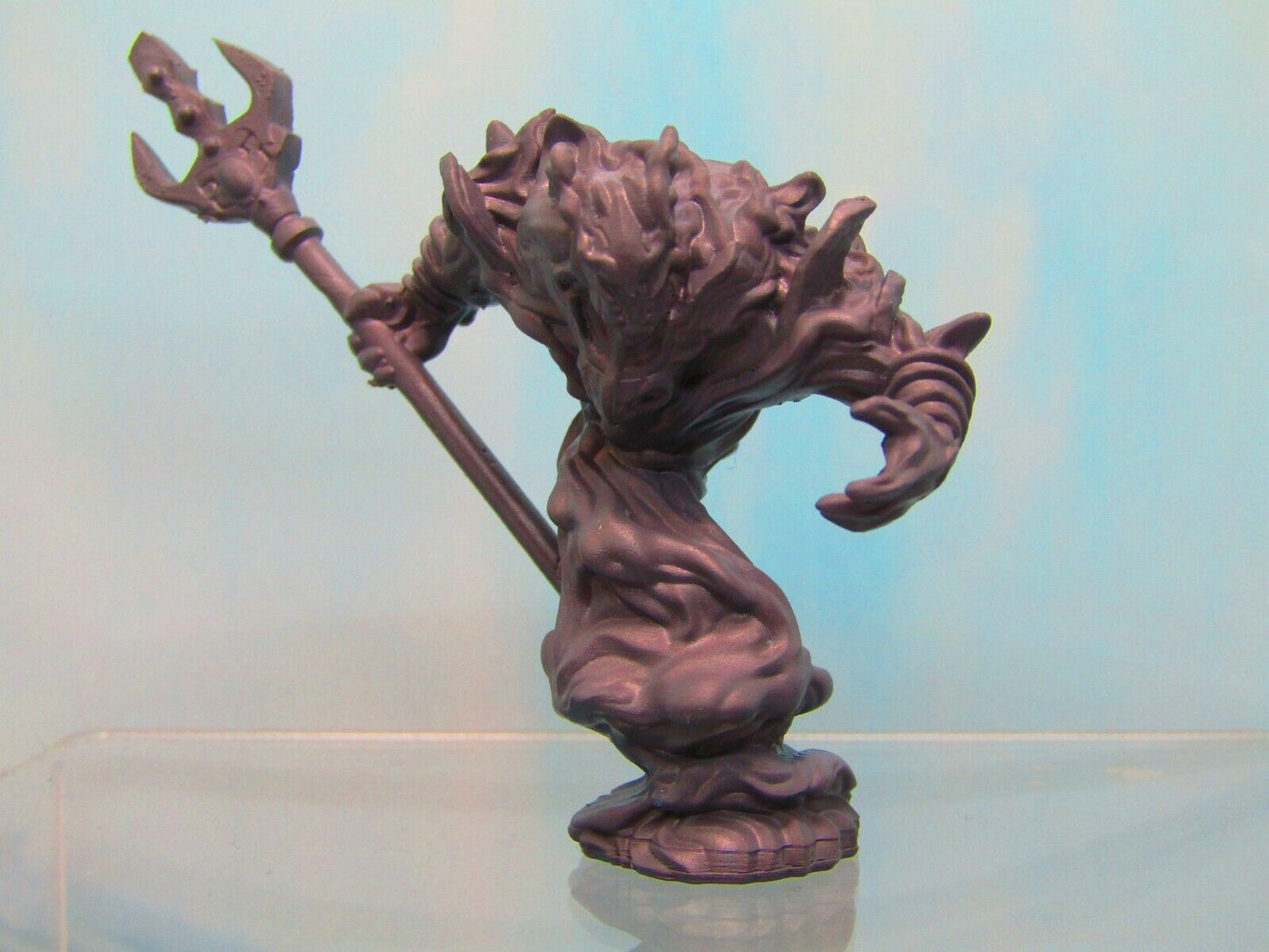 Water Elemental Mini Miniature Figure 3D Printed Model 28/32mm Scale Fantasy RPG