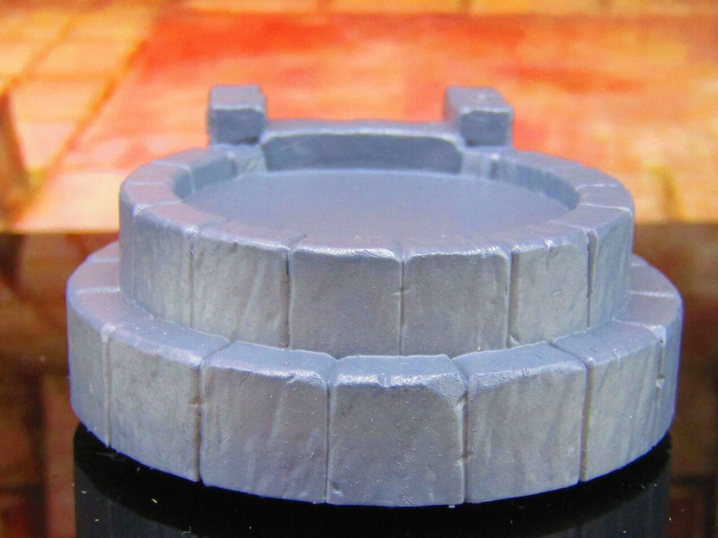 Stone Reflecting Pool / Wishing Well Scatter Terrain Scenery Mini Miniature
