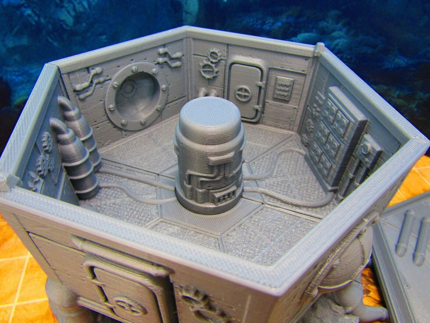 Underwater Sea Lab w/ Removable Roof 3D Printed Scatter Terrain Model 28/32mm