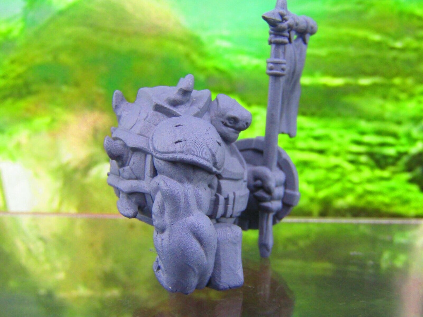 Tortle Banner Flyer Mini Miniatures 3D Printed Model 28/32mm Scale RPG Fantasy