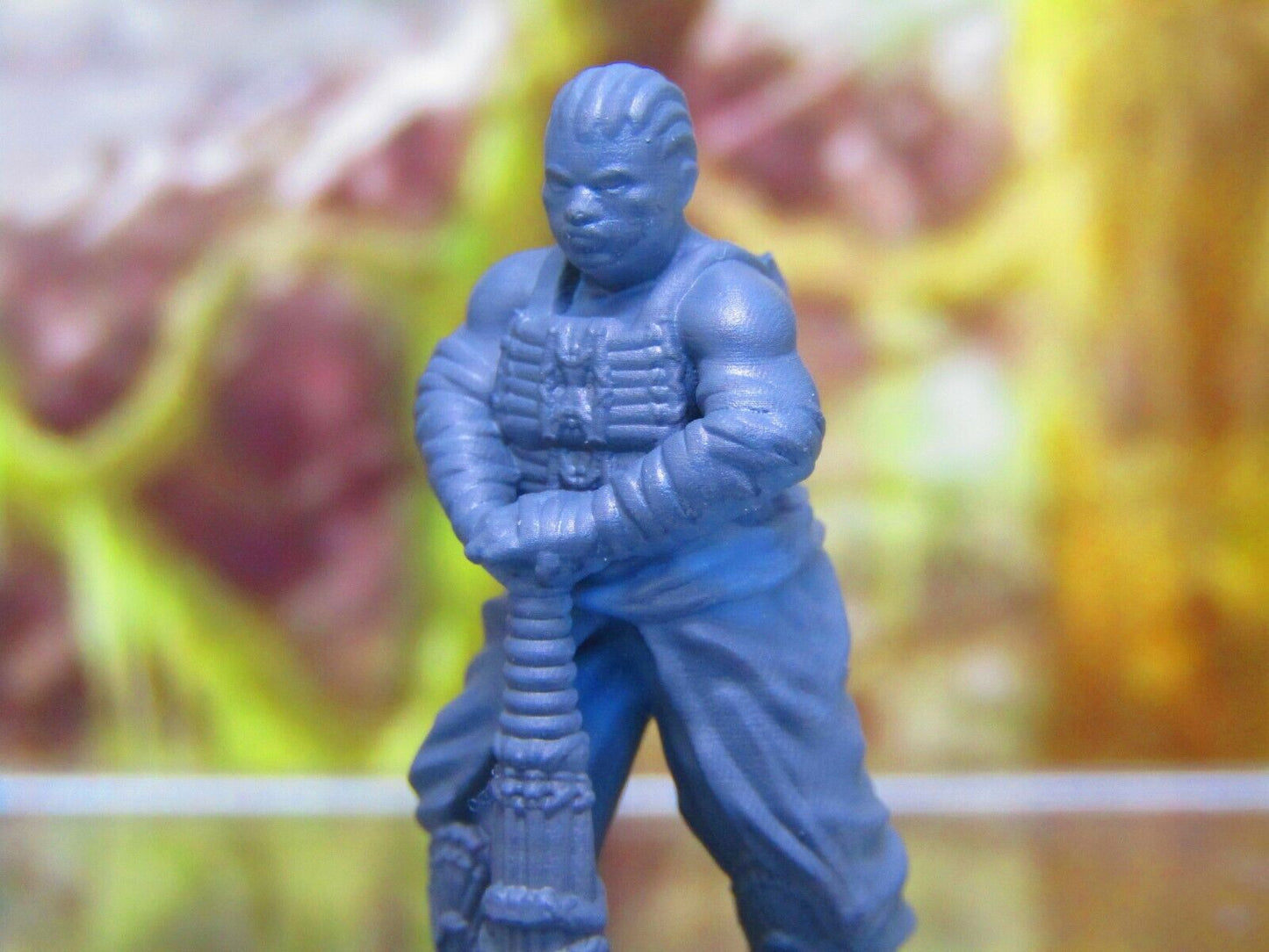 Tribal Jungle Tree Warrior Mini Miniature Figure 3D Printed Model 28/32mm Scale