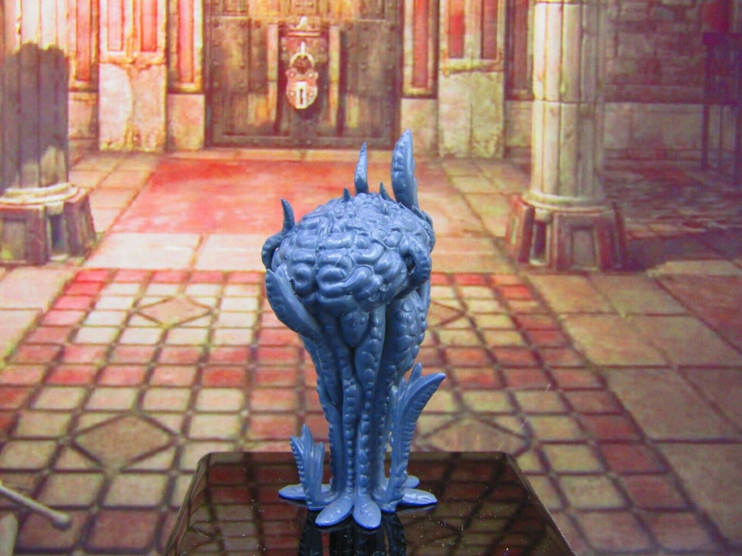 Telepathic Brain Monster Attack Pose Mini Miniature Model Character Figure