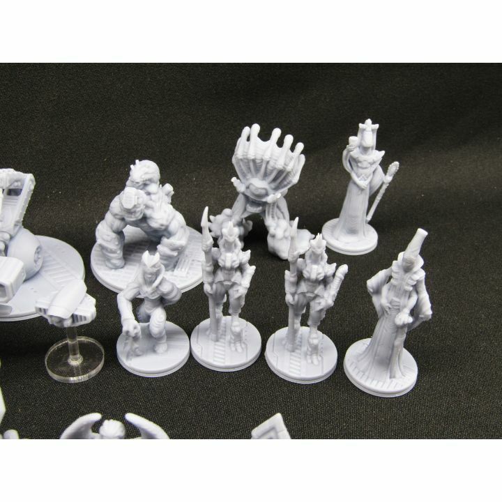 Sci Fi Mini Set 4 - 48 pc The Ignis Quadrant EC3D Miniatures