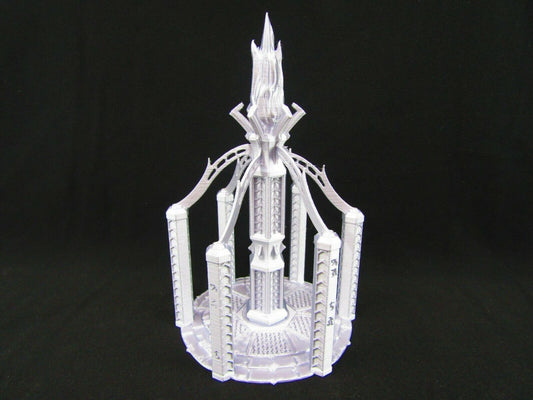 Summoning Circle Magic Tower w/ Flame Mini Miniature Figure 3D Printed Model
