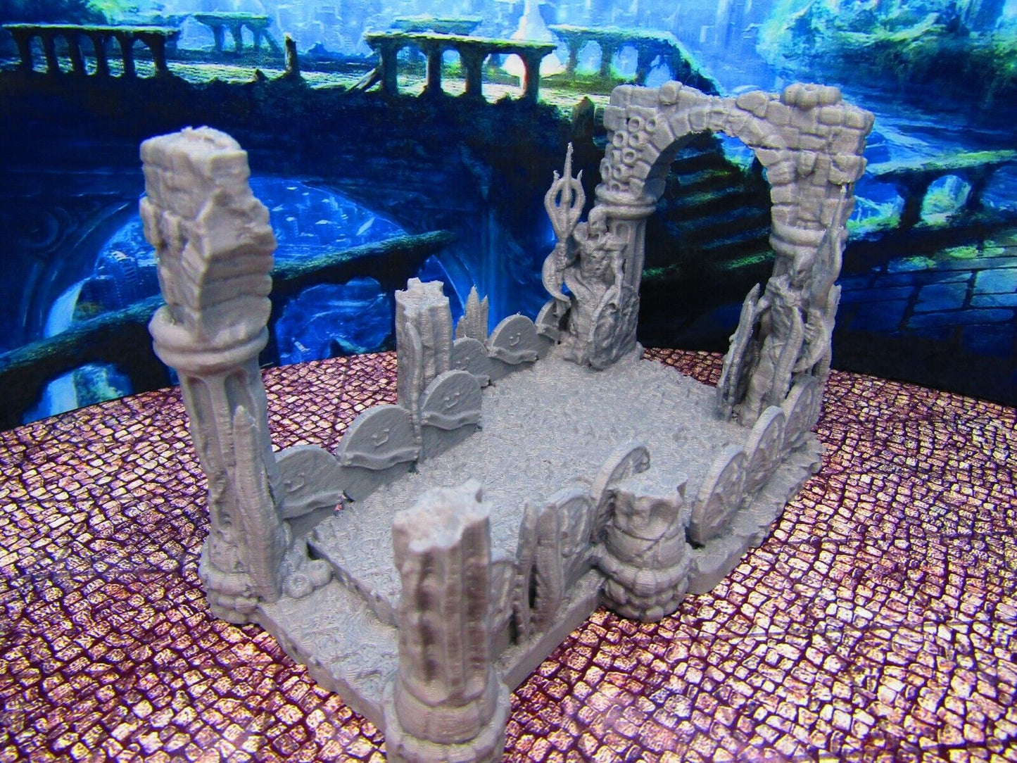 Merfolk Mermaid Deep Sea Hall Walk of Champions Scenery Scatter Terrain Props
