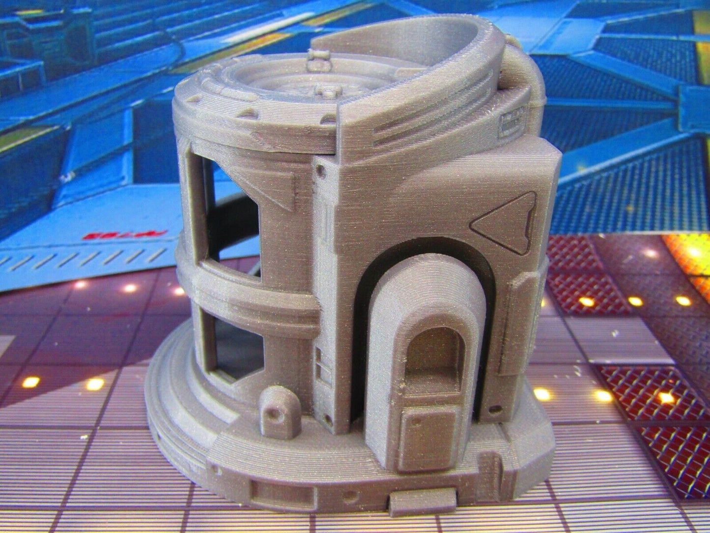 Containment Holding Chamber Cage Cell Scenery Terrain 3D Printed Model 28/32mm