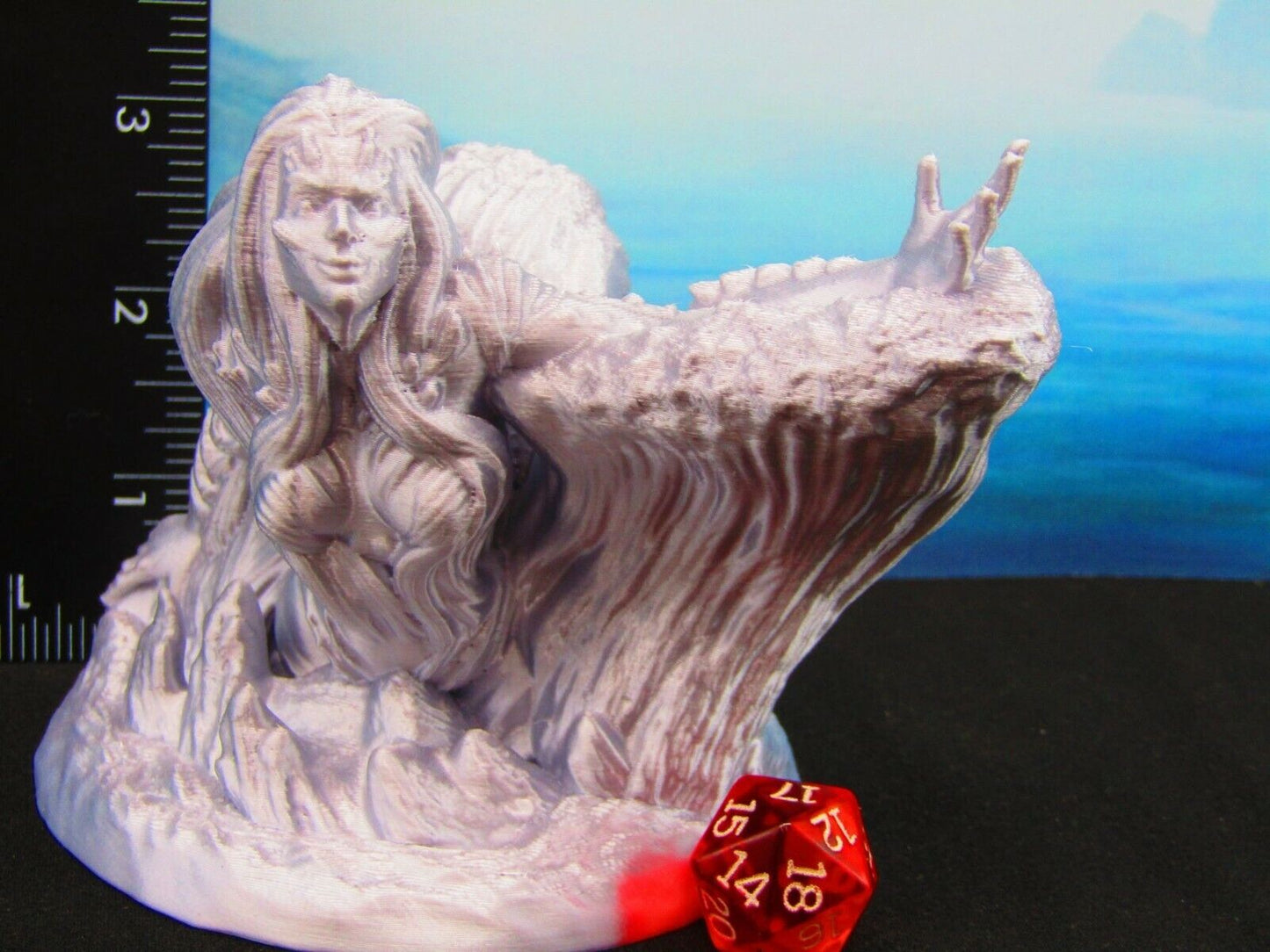 Sea Goddess of the Waters Scatter Terrain Scenery 3D Printed Mini Miniature