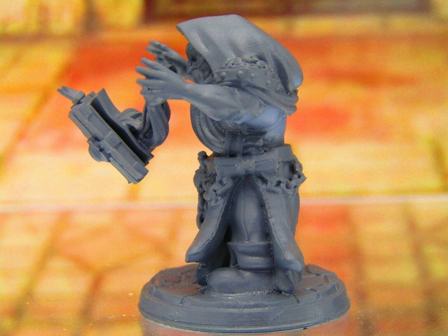 Kamli the Summoner Wizard Sorcerer Dark Magician Dwarf Mini Miniature 3D Print