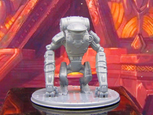 Scrapyard Bot Junkyard Robot Mover Mini Miniature Model Character Figure