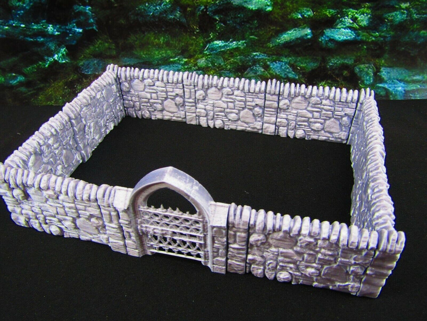 20pc Stone Wall Set Graveyard / Cemetery Scatter Terrain Scenery Tabletop Gaming