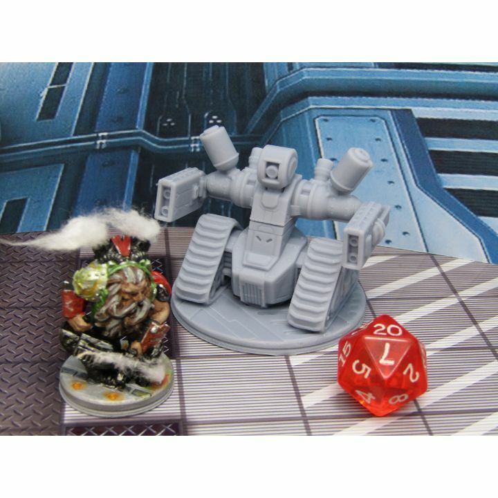 EC-099 Assaultron Assault Robot Battle Droid Mini Miniature 3D Printed Model