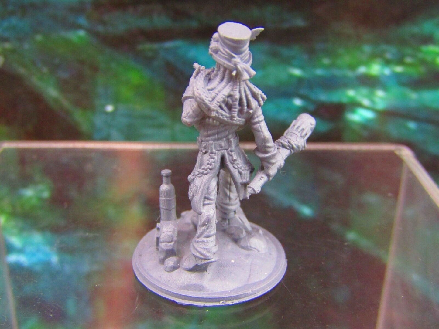 Voodoo Priest Witch Doctor Pose B Mini Miniature Figure 3D Printed Model