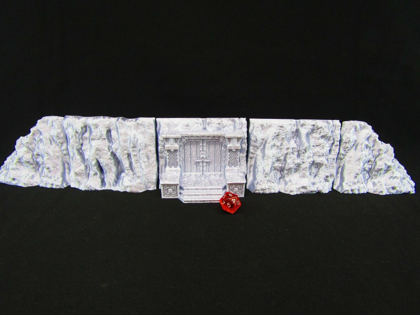 5pc Dwarven Underground City Modular Cliff Scatter Terrain Scenery 3D Printed