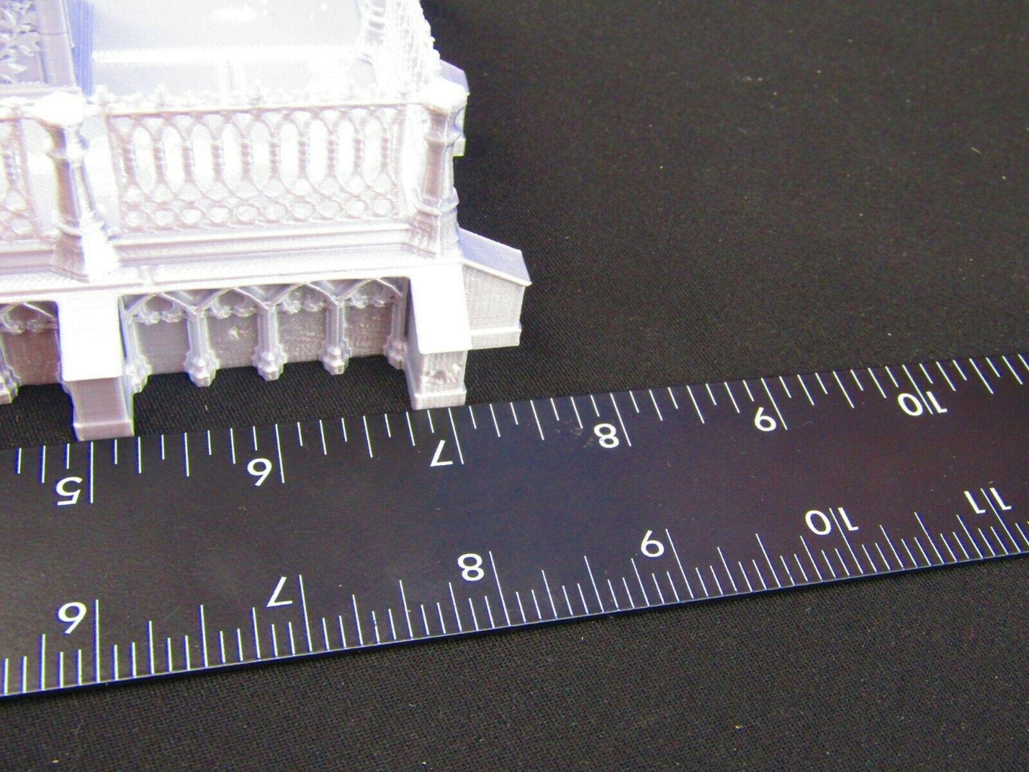 Raised Fenced in Tomb for Graveyard / Cemetery Scatter Terrain Scenery Tabletop