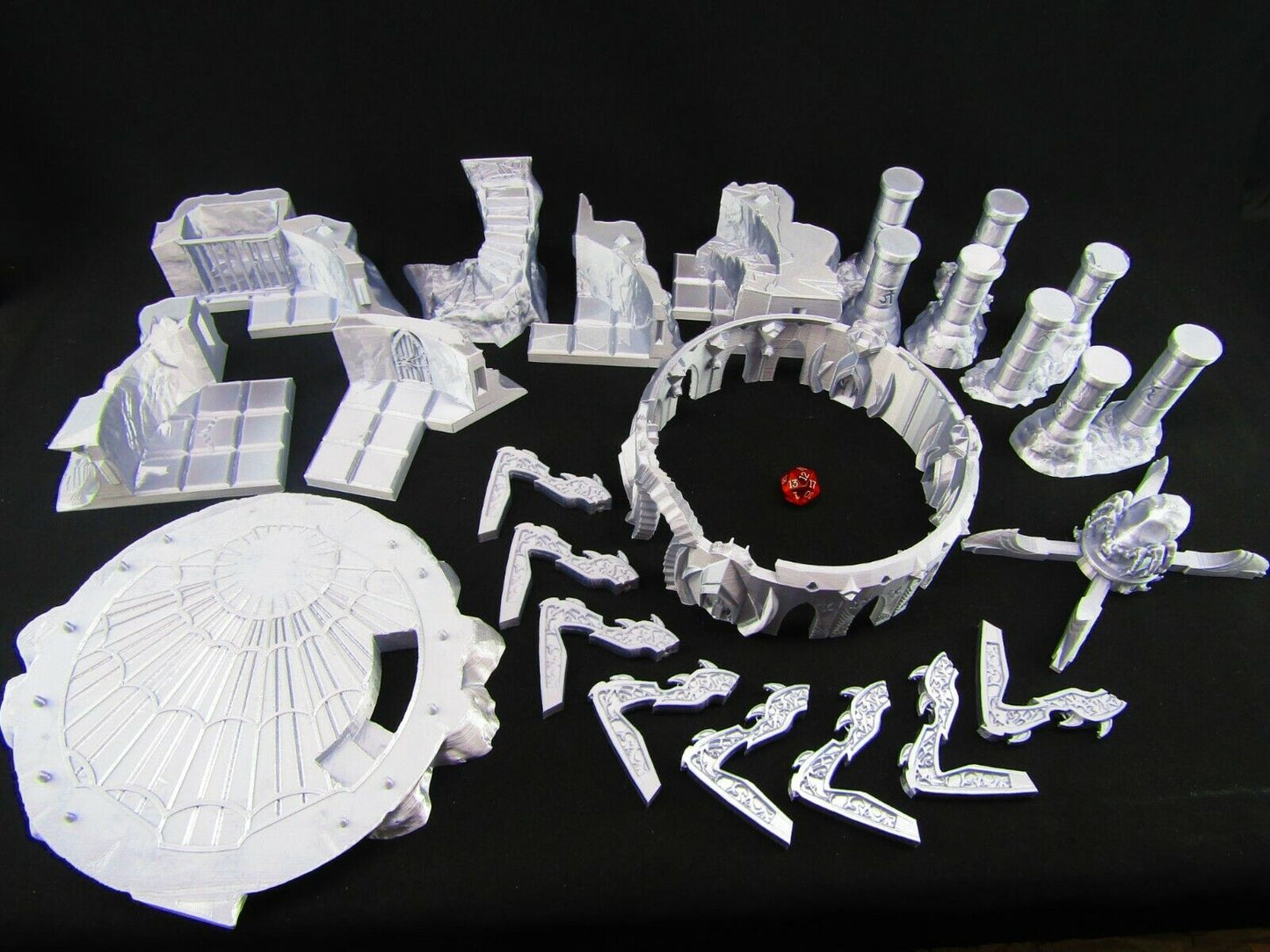 Spider Queen Temple Church Holy Place Scatter Terrain Scenery 3D Printed Mini
