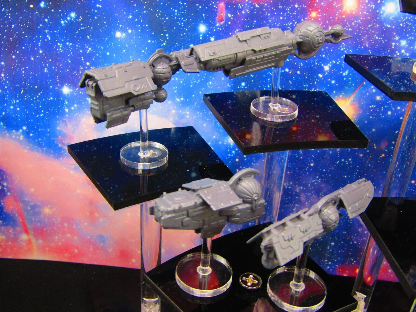16pc Merconian Full Set W/ Flight Stands & Rods Astra Nebula Billion Suns