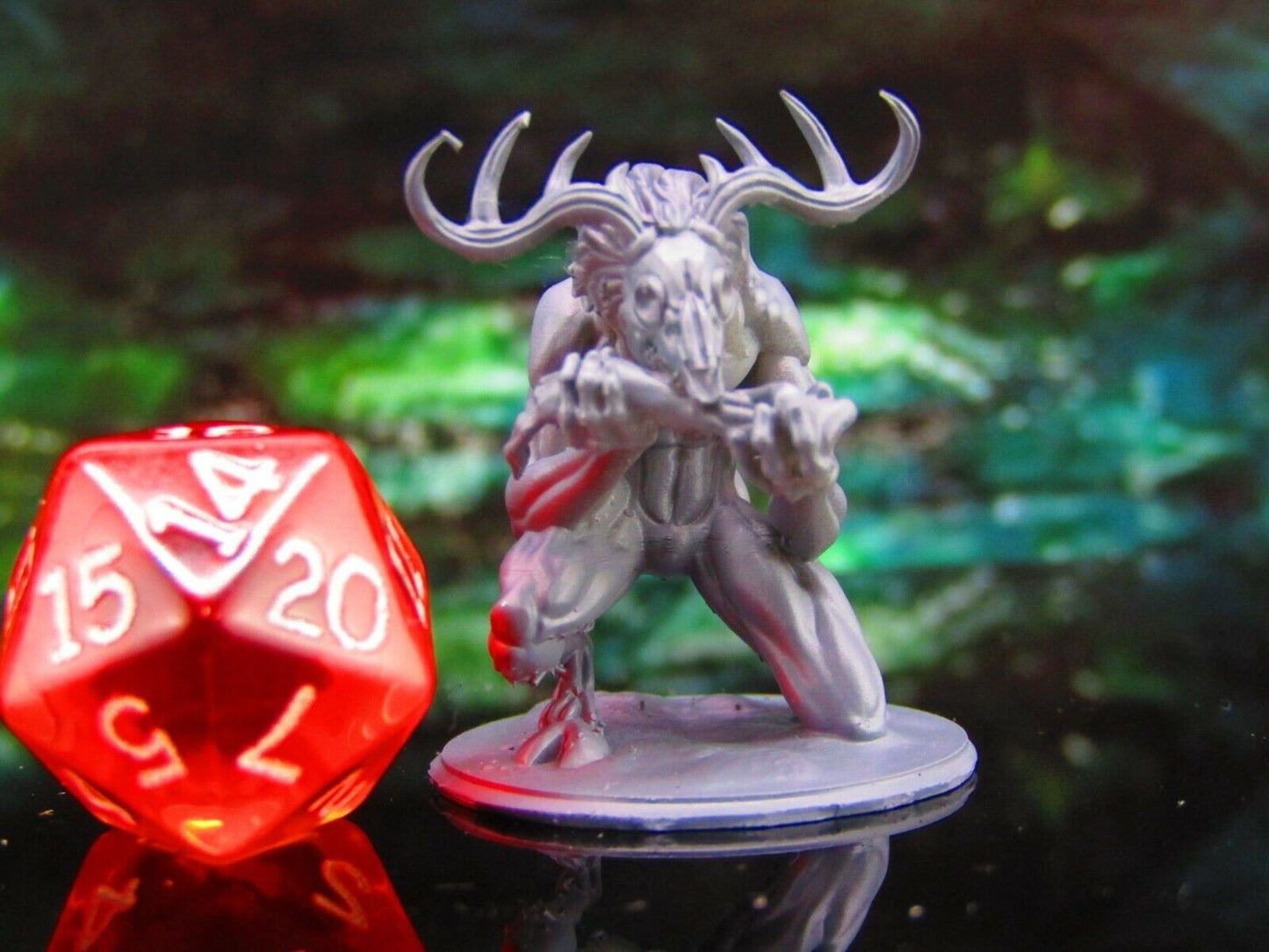 Wendigo Evil Spirit Cryptid Monster Pose B Mini Miniature Model Character Figure